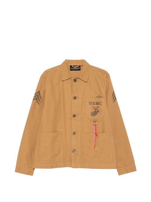 Overshirt uomo Alpha Industries kaki Alpha Industries | 26611313